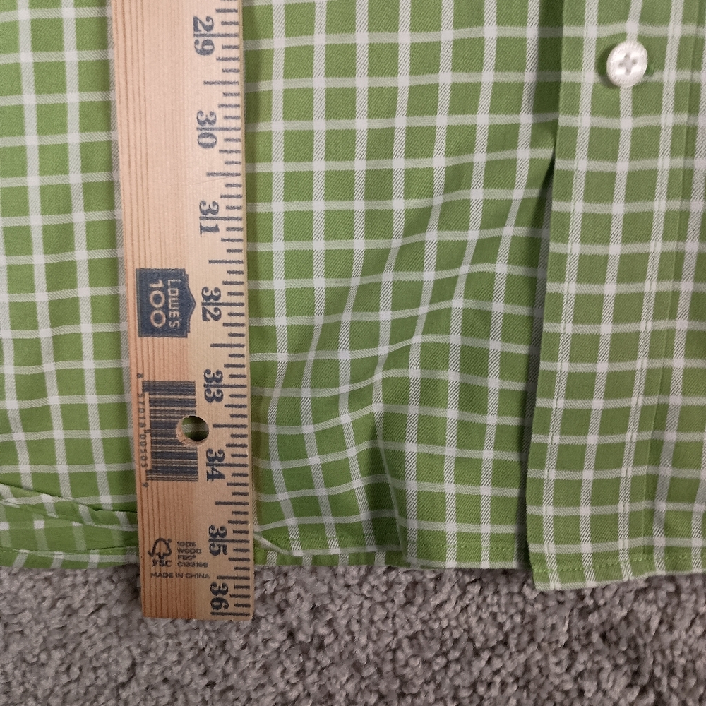 Cutter And Buck XLT Gingham Check Mens Short Sleeve Shirt - Picture 7 of 9